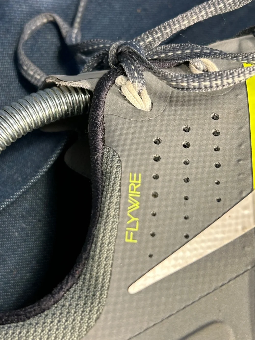 Nike Flywire athletic shoes